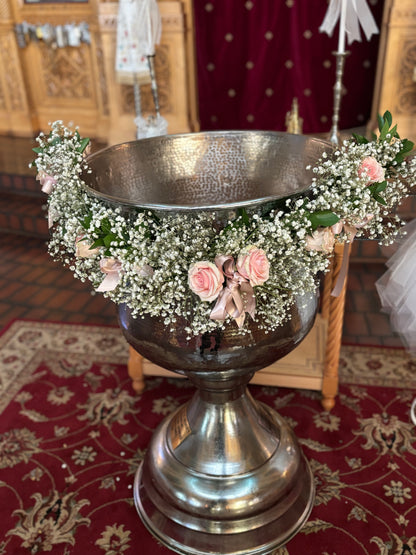 Baptismal Font florals