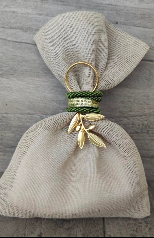 Olive Leaf Keychain Bomboniere