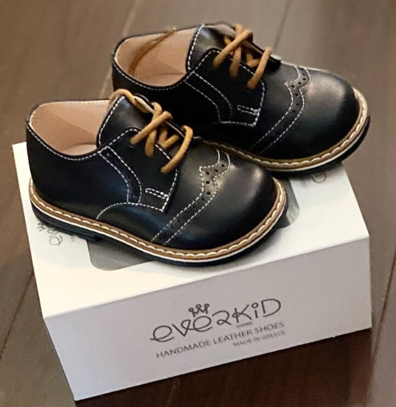 Baby Boys Leather Dress Shoes - Main Image